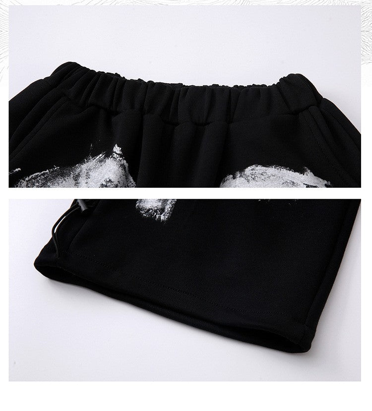 Roupas Infantis Hip Hop Casaco Brilhante Preto Top Calças Jogger Pretas de Rua para Meninas Meninos Fantasia de Dança Jazz Roupas