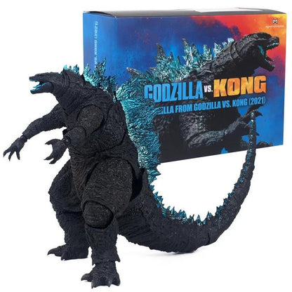 SHM Kong Do Filme Godzilla Vs Kong 2021 PVC Boneco de Ação Kaiju Monsterverse Modelo Dinossauro Brinquedos de Ação Colecionáveis Presentes