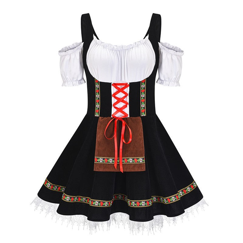Halloween Party Costumes Makeup Dance Cosplay Clothing Stage Performance Costume Beer Girl Dresses