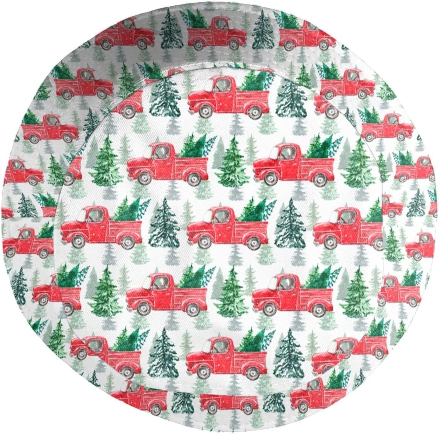 Funny Christmas Bucket Hat New Year Fisherman Hat for Women Men Packable Outdoor Travel Beach Sun Cap