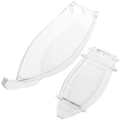 Sushi Serving Tray Reusable Plastic Sushi Boat Serving Plate Japanese Style Detachable Sushi Serving Platter for Home Kitchen