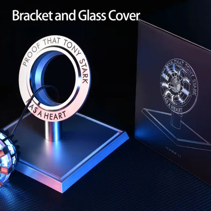 Nova Promoção: Reatores Arc Mk1 e Mk2 do Homem de Ferro Tony Stark's Heart of Mark Armor Bonecos dos Vingadores com Luzes de LED Brinquedo Lâmpada de Peito 1:1 edc