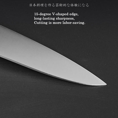 Facas de Cozinha Japonesas de Aço Inoxidável 6Cr16MoV Afiadas Cutelo Carne Gyutou Faca de Peixe Cabo POM