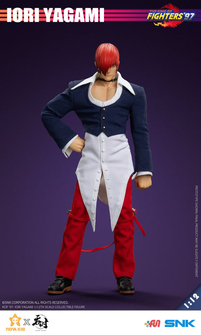 Em Estoque Tunshi Studio SNK 1/12 TS-XXZ-008 King Of Fighters 97 Iori Yagami Conjunto Completo Boneco Colecionável Escala Presente de Natal