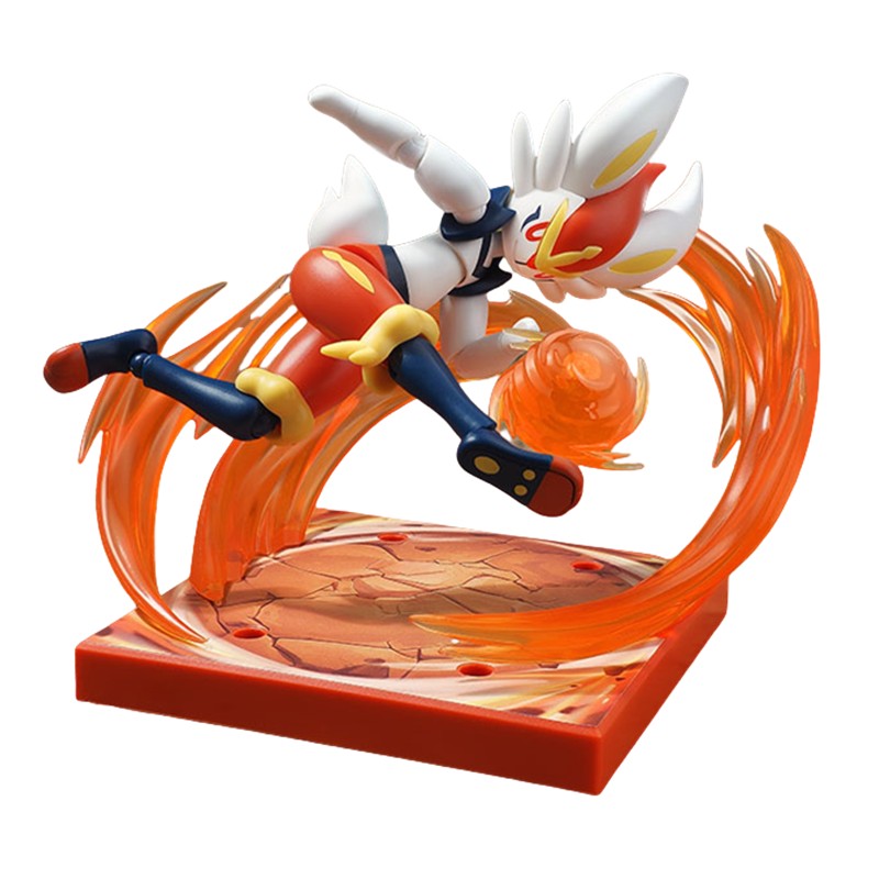 Original Blokees Aventura Pokémon Prólogo Snorlax Cinderace Scyther Lucario Figura de Ação Modelo de Montar Brinquedos Presentes de Aniversário