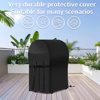 Outdoor BBQ Grill Covers For Charcoal & Gas Grills Waterproof Anti-Dust Weather-Resistant Anti-UV Heavy Duty Barbecue Cover