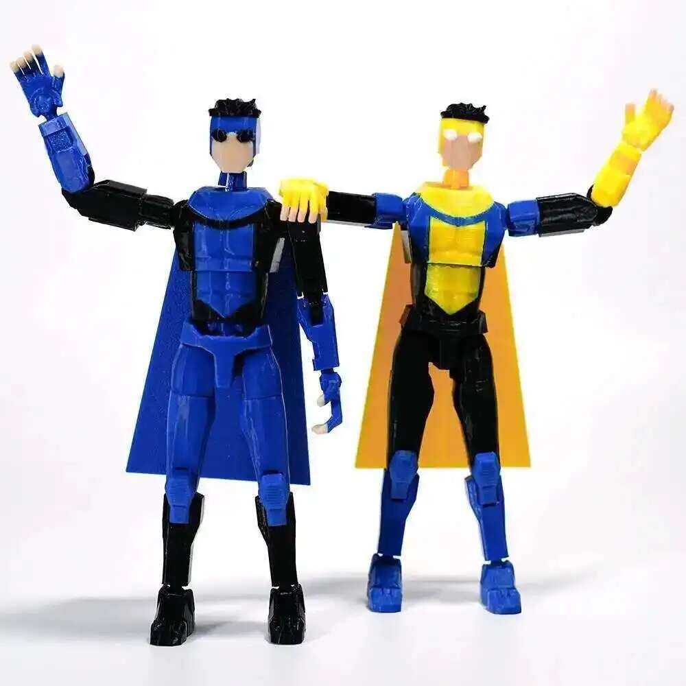 Super-Heróis Impressos em 3D Invencível 2.0 Anime Brinquedos Multiarticulados que Mudam de Forma Bonecos de Ação Modelo de Manequim Enfeites Presentes