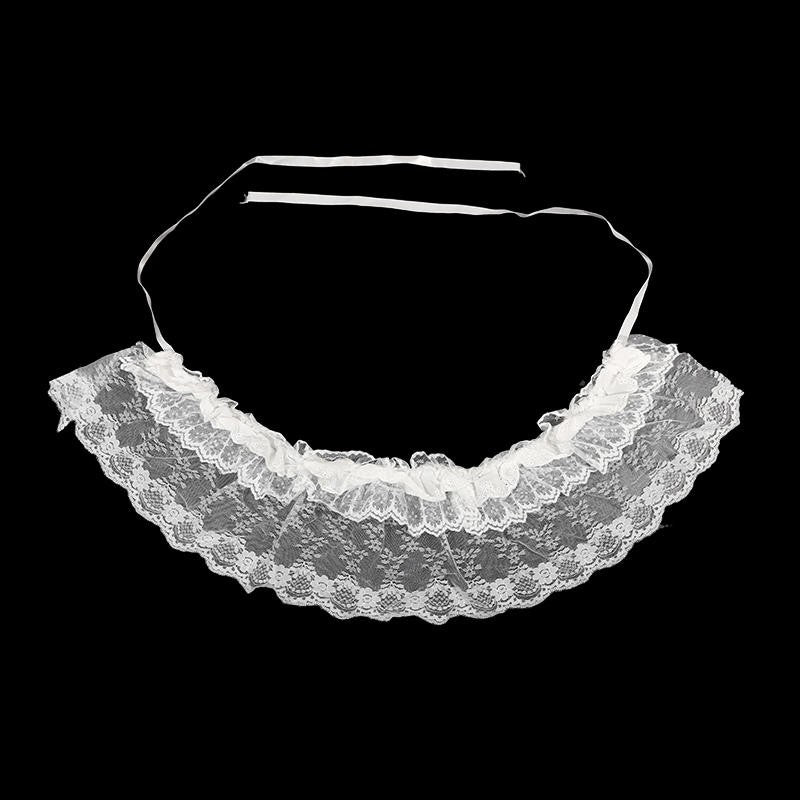 Korean Ins Unique Lace Layered Gauze Skirts Lace Trim A-Line Short Cloth Mini Waist Skirts Harajuku Girl's White Skirts Y2K