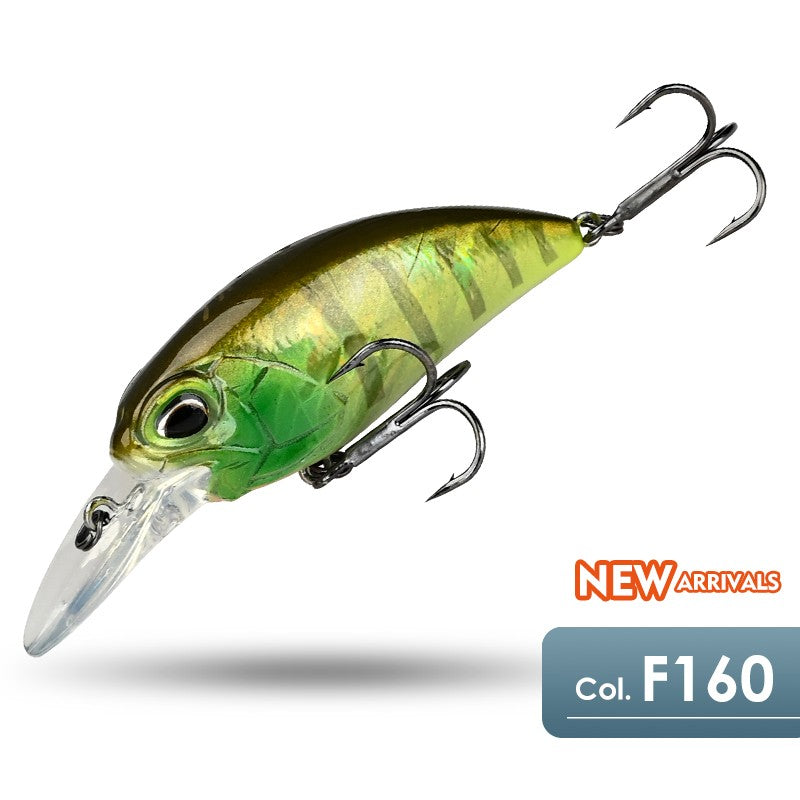 MEREDITH JERK CRANK M65 8A 14g Hot Model Isca de Pesca Artificial Rígida 11 Cores Wobbler Minnow Profissional de Qualidade Profundidade 2.0-2.5m
