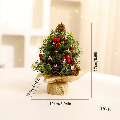 Mini Small Christmas Tree Small Christmas Tree Christmas Tabletop Ornament Christmas Tree Decoration Supplies Desk Decoration