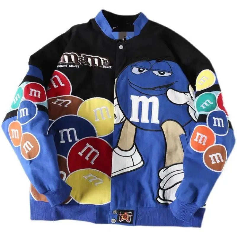 Streetwear Jacket Women Embroidery Oversized Varsity Jacket Men Spring Autumn Baseball Coat Outwears Youth Unisex Clothing