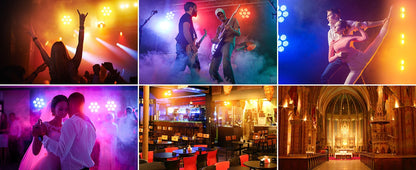 350W COB LED Retro Lights Linear Vintage Light Stage Effect Lighting Projector for Party Concert Wedding Theater Live Show Club