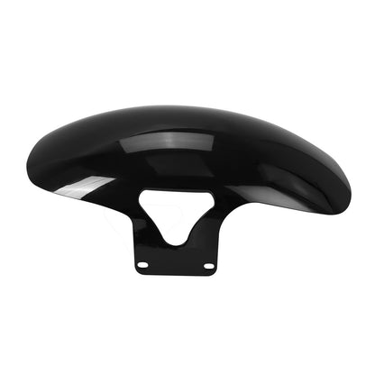 Para-lama dianteiro de motocicleta preto brilhante para Harley Softail M8 Fatboy FLFBS FLFB 2018-2022