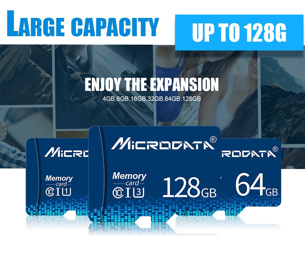 Cartões de Memória Micro TF Card 8 16 32 64 128 256GB Classe 10 de Alta Velocidade Flash MicroCard 32GB 64GB 128GB 256GB para Adaptador de Smartphone