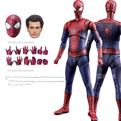 Boneco Articulado Homem-Aranha Versão do Jogo Peter Parker Marvel Legend Spiderman Modelo Anime Colecionável Presente