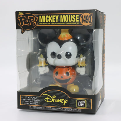 Boneco Funko Pop Disney Halloween Mickey Mouse Brilha no Escuro, Modelo de Coleção de Vinil, Brinquedo de Decoração de Mesa, Presente
