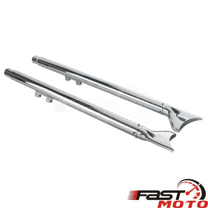 Motorcycle Fishtail Exhaust Muffler For Harley Softail Deluxe EFI FLSTNI Deuce FXSTDI Heritage Classic Engine Exhaust System