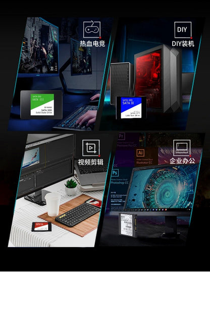 SSD Drive HDD 2.5 Hard Disk SSD 4TB 2TB 120GB 240GB 1TB 512GB  250GB HDD SATA Disk Internal Hard Drive for Laptop Computer