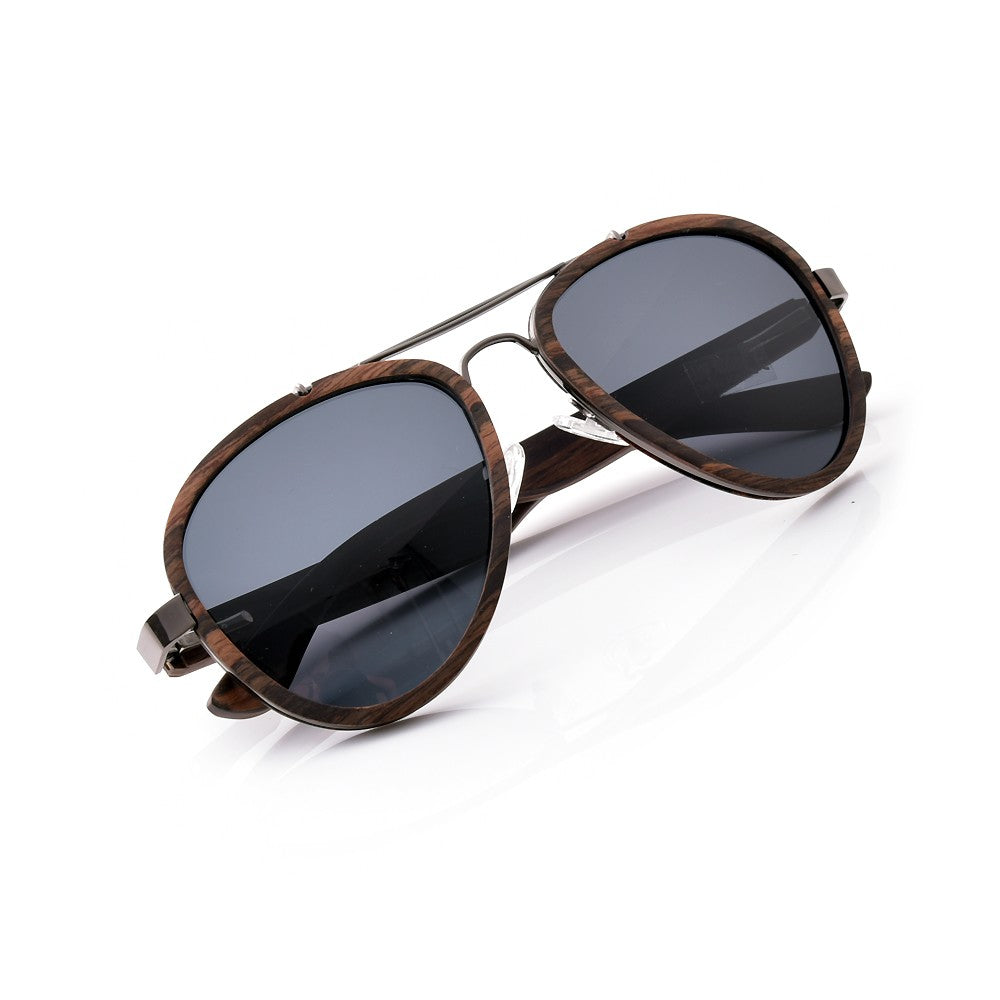 Oversized Aviator Sunglasses Wood for Men Polarized Sun Glasses Women 2022 Luxury Brand Shades UV400 High Quality