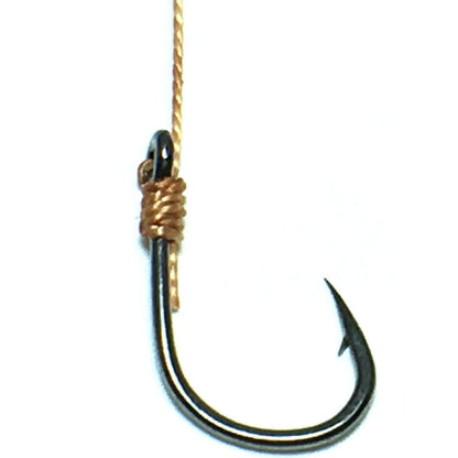 Anzóis de pesca de aço carbono KMRESA com 5 pequenos anzóis giratórios, iscas de pesca, anzóis de corda Pesca 5#-14#