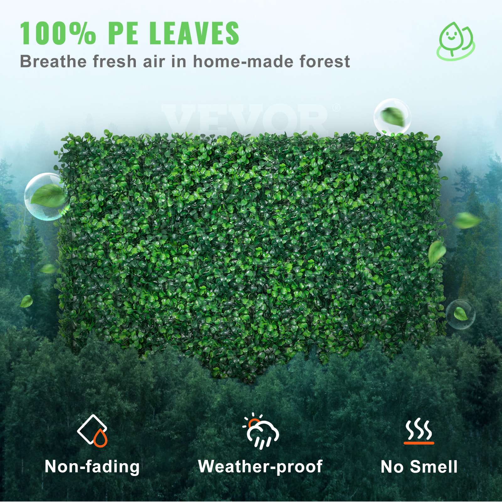 SucceBuy Artificial Boxwood Panel  24pcs 20x20/24x16 in Boxwood Hedge Wall Panels Artificial Grass Backdrop Wall Green Grass