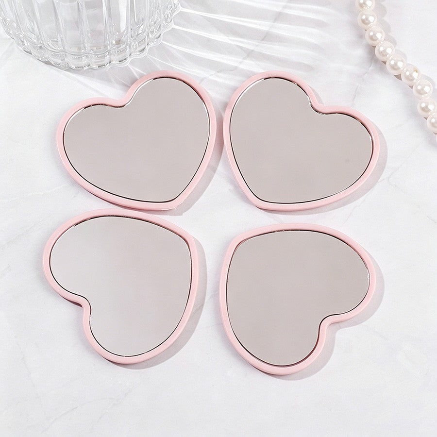 10Pcs Heart Shaped Mini Mirrors Suitable for Wedding Birthday Party Holiday Gifts for guest Christmas Home Decoration Supplies