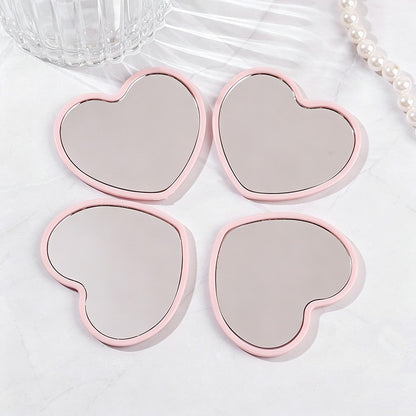 10Pcs Heart Shaped Mini Mirrors Suitable for Wedding Birthday Party Holiday Gifts for guest Christmas Home Decoration Supplies