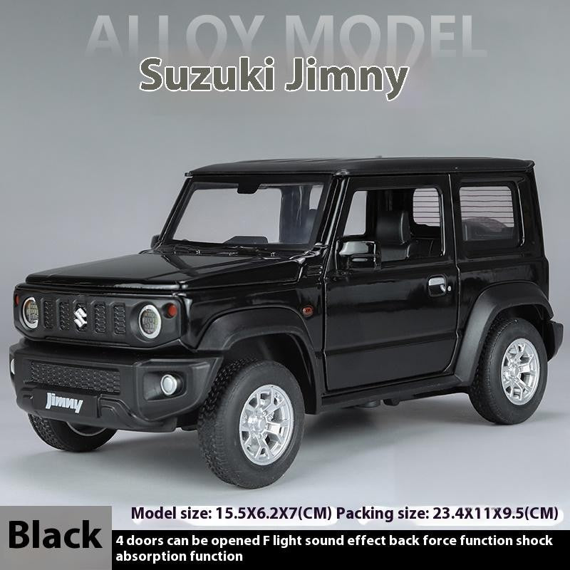 Miniaturas 1/24 Suzuki Jimny SUV Liga Off Road Modelo Diecast Puxar para Trás Brinquedo Infantil Presente Para Crianças Presente de Aniversário Para Namorado