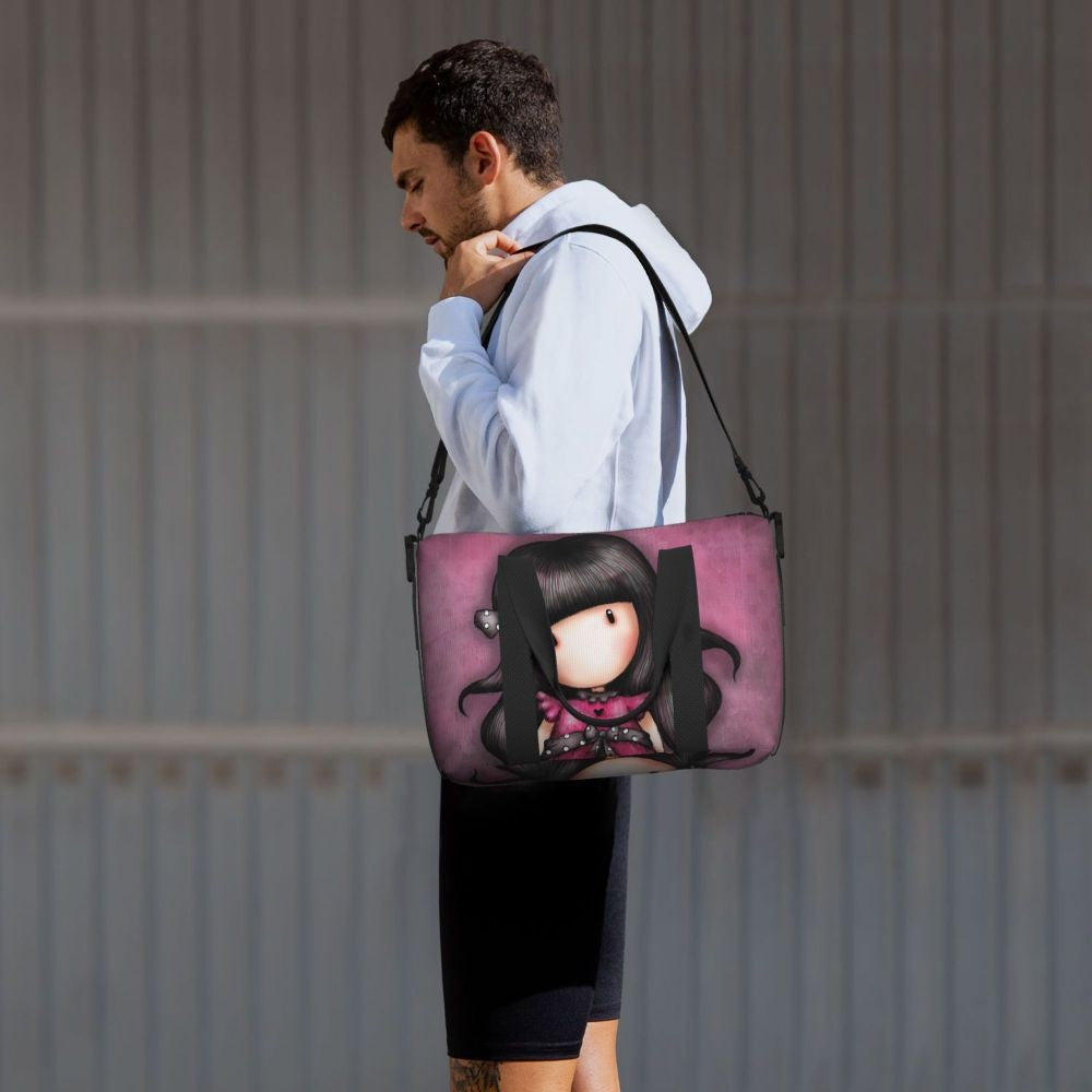 Custom Santoro Gorjuss Beach Travel Bag Large Capacity Tote Bags for Gym Yoga Women Shopping Duffle Shoulder Bag