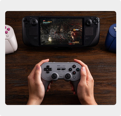 8BitDo Pro 3 Bluetooth Controller for Nintendo Switch 1/2 with TMR Joysticks, Charging Dock for Windows, Apple, SteamOS, Android