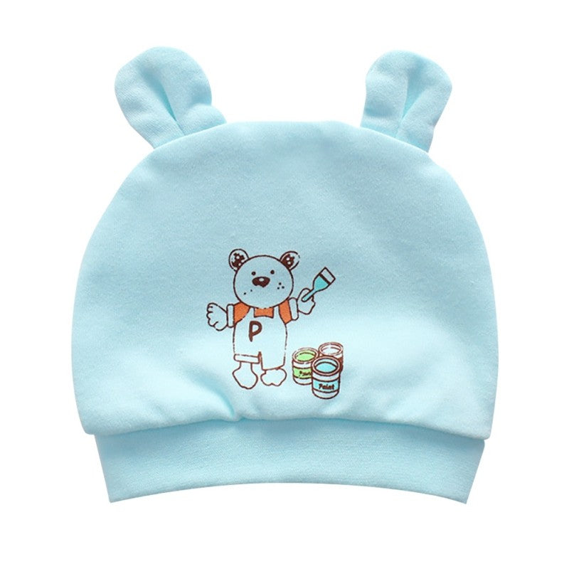 Newborn Baby Suits Boy Girl Clothes Sets Tops Pants Bibs Hats Cotton Cartoon Print Baby Clothing Cute Infant Outfit 0-3 Months