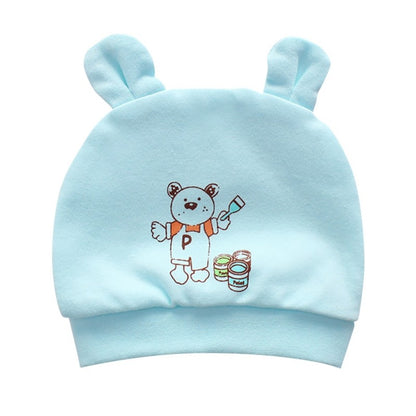 Newborn Baby Suits Boy Girl Clothes Sets Tops Pants Bibs Hats Cotton Cartoon Print Baby Clothing Cute Infant Outfit 0-3 Months