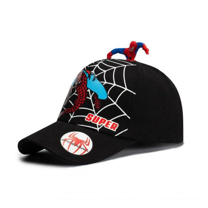 Spiderman 2-8 Years Kids Baseball Cap Fashion Hip Hop Street Snapback Spider Man Cartoon Travel Sun Hat Children Birthday Gift