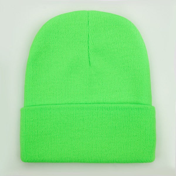 Touca Sólida Unissex Outono Inverno, Mistura de Lã, Macia e Quente, Boné de Tricô Masculino Feminino, Gorro, Toucas de Esqui, 24 Cores