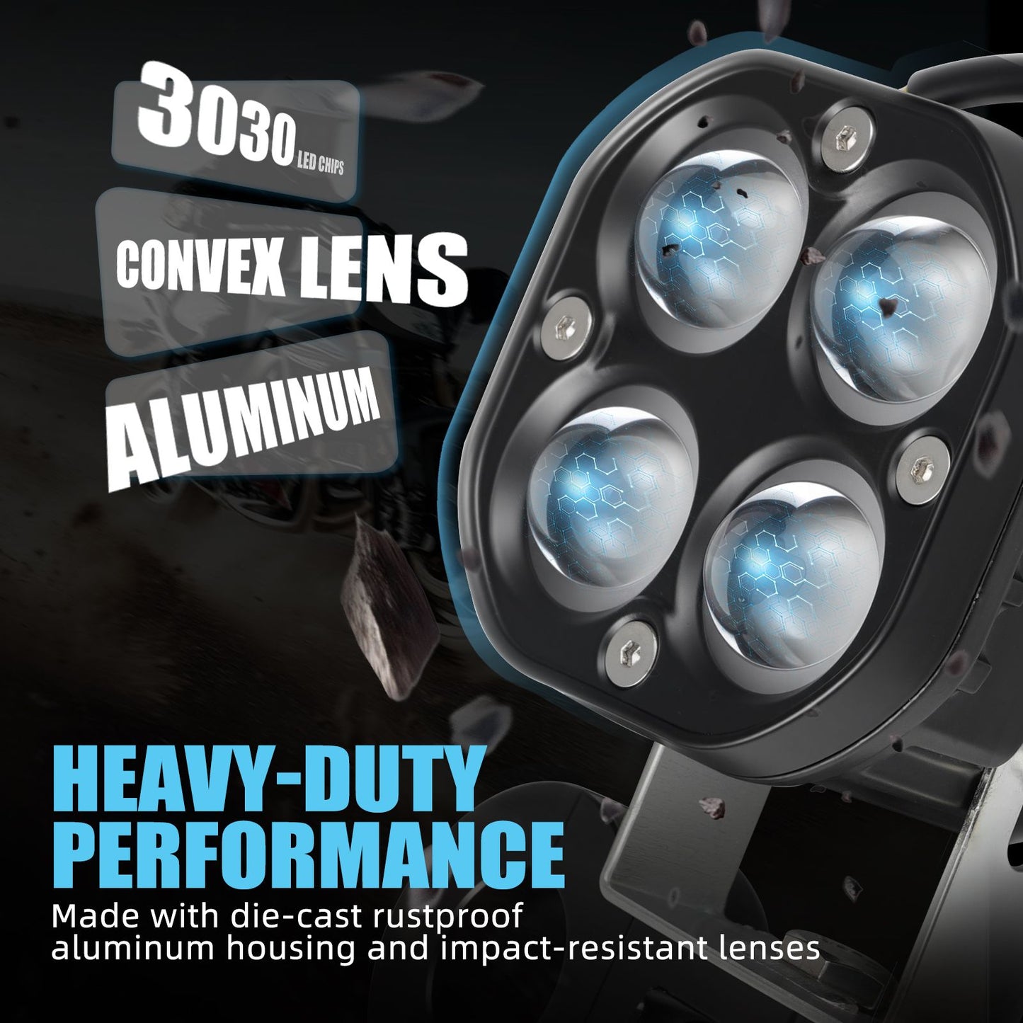 NICECNC para Yamaha Tenere 700 2019-2024 2020 2021 2022 2023 Luz Auxiliar de LED para Motocicleta Kit de Luzes Adicionais Dianteiras