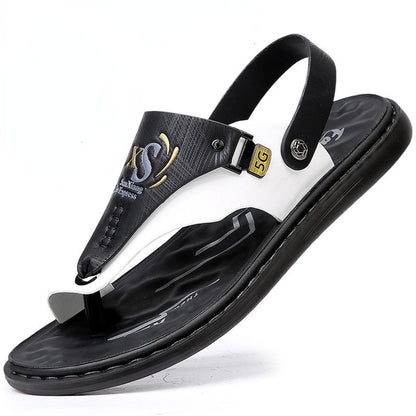 Brand Men's Sandals Summer Soft soled Anti slip Beach Shoes Male  Outdoor comfortable Men slippers Luxury High Quality sandalias