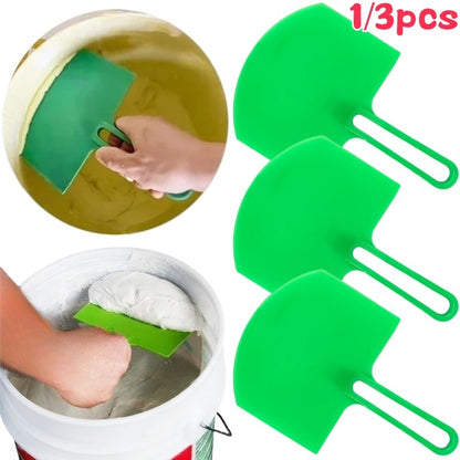 Espátula Curva de 1/3 Peças, Raspador de Massa Corrida para Acabamento de Drywall, Gesso, Raspagem de Decalques, Ferramentas de Construção de Reparo