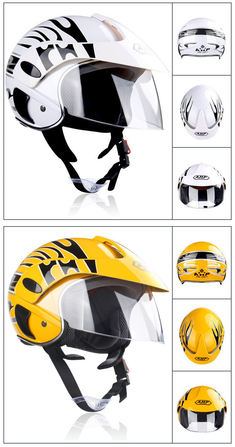 Capacete de segurança infantil com viseira, óculos de proteção embutidos, abafadores de ruído e adesivos refletivos para engenheiro. Capacete de segurança industrial em ABS.
