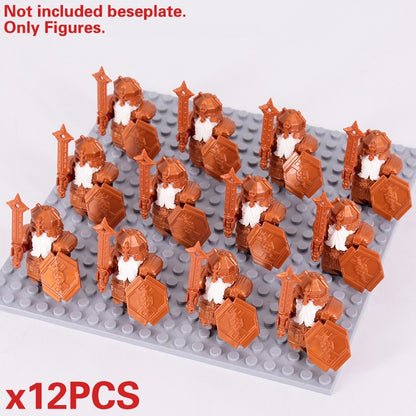 Soldado Asgard Medieval Anão LOTR Javali Cabra Carroça Animais Figuras Blocos de Montar Brinquedos Tijolos Senhor Presente Para Crianças