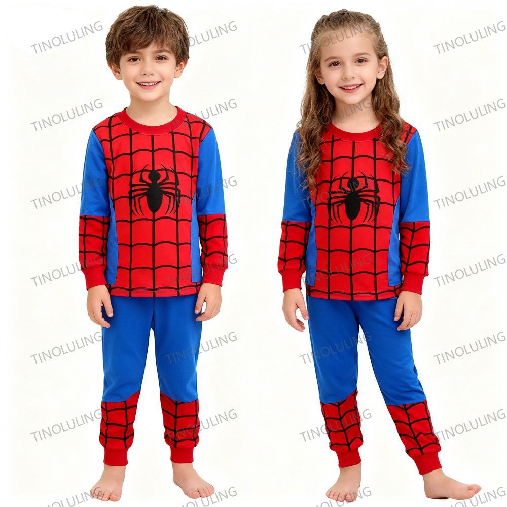 Autumn Kids McQueen Boutique Pajamas Sets 100% Pure Cotton Mickey Minnie Elsa 2pcs Pyjamas for Baby Boys Girls Toddler Sleepwear