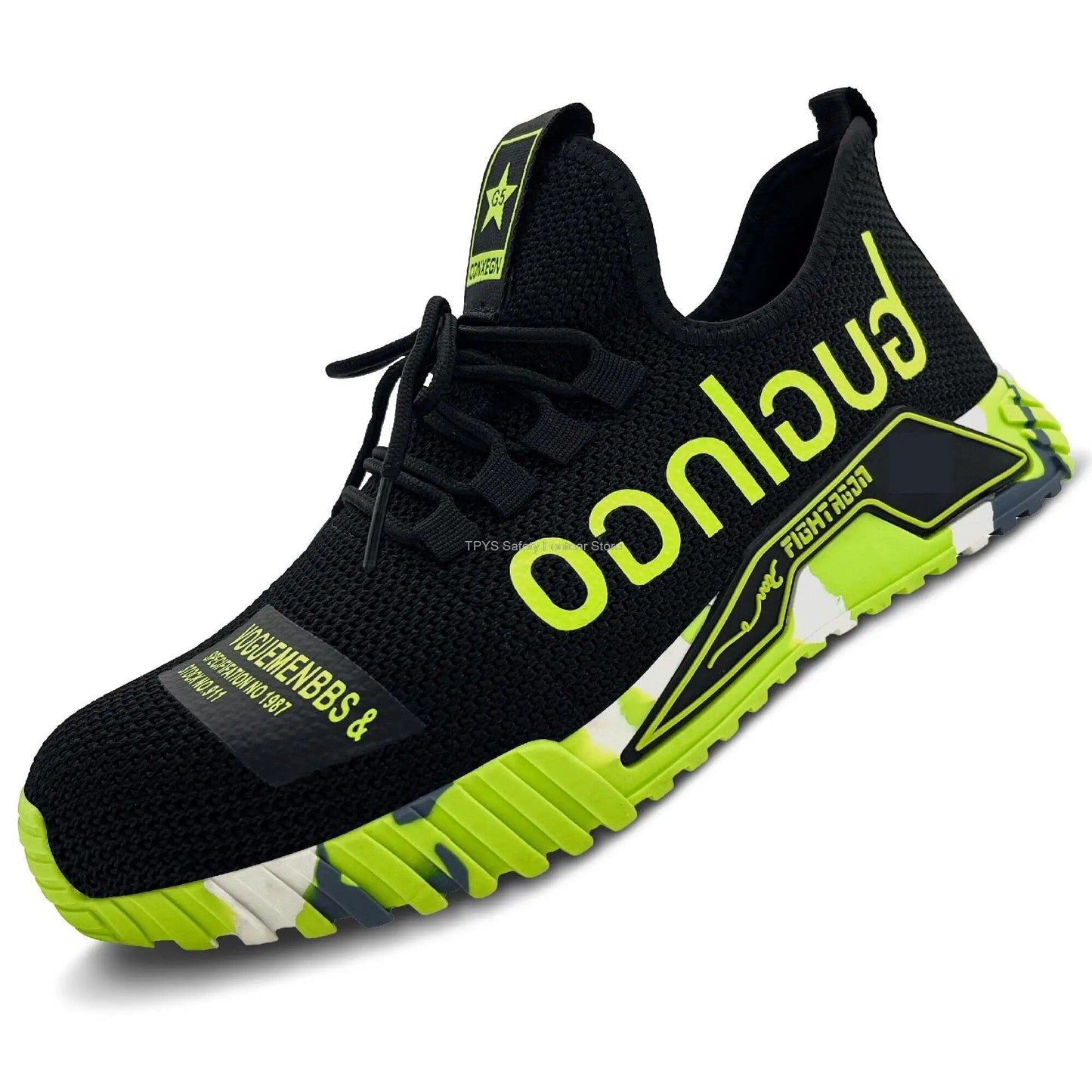 Sapatos de Segurança Leves com Biqueira de Aço Masculinos Antiperfuração Sapatos de Trabalho Masculinos Respiráveis Sapatos Industriais Botas de Segurança de Trabalho Indestrutíveis