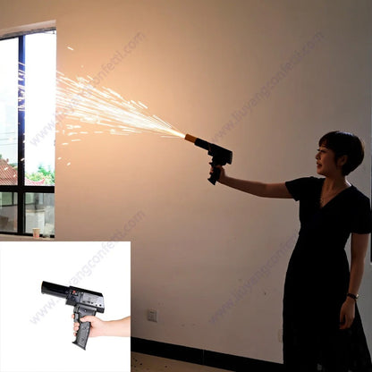Reusable Fireworks Gun Firing System Stage Fountain Ignition Hold Torch Wedding Machine Fire Igniter Hand Held Cold Pyro Shooter