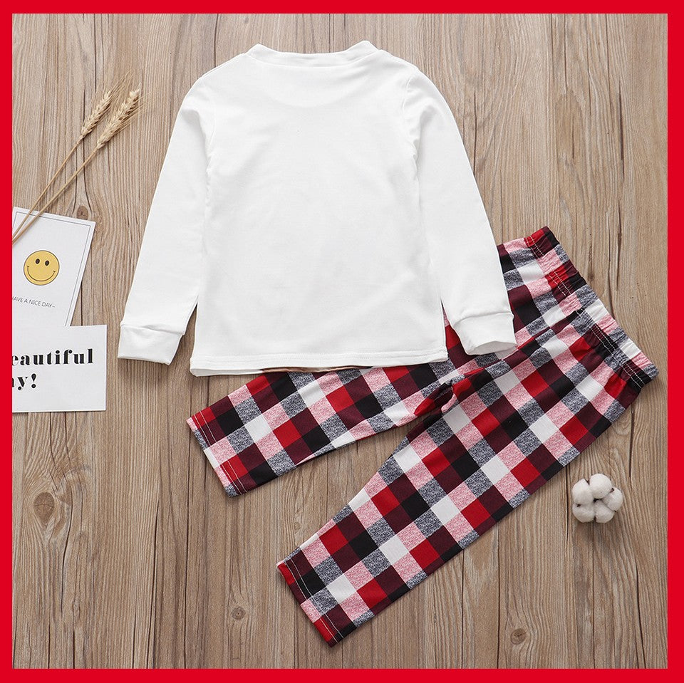 Christmas Pajamas Family Matching Outfits Sets Adult And Kids Clothes Deer Xmas Sleepwear Sets Newborn Baby Boy Girl Jumpsuit