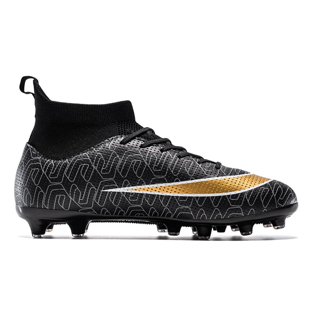 Men's and Women's Football Cleats Firm Ground Outdoor Football Shoes Lightweight Sports Sneaker Rugby Boots