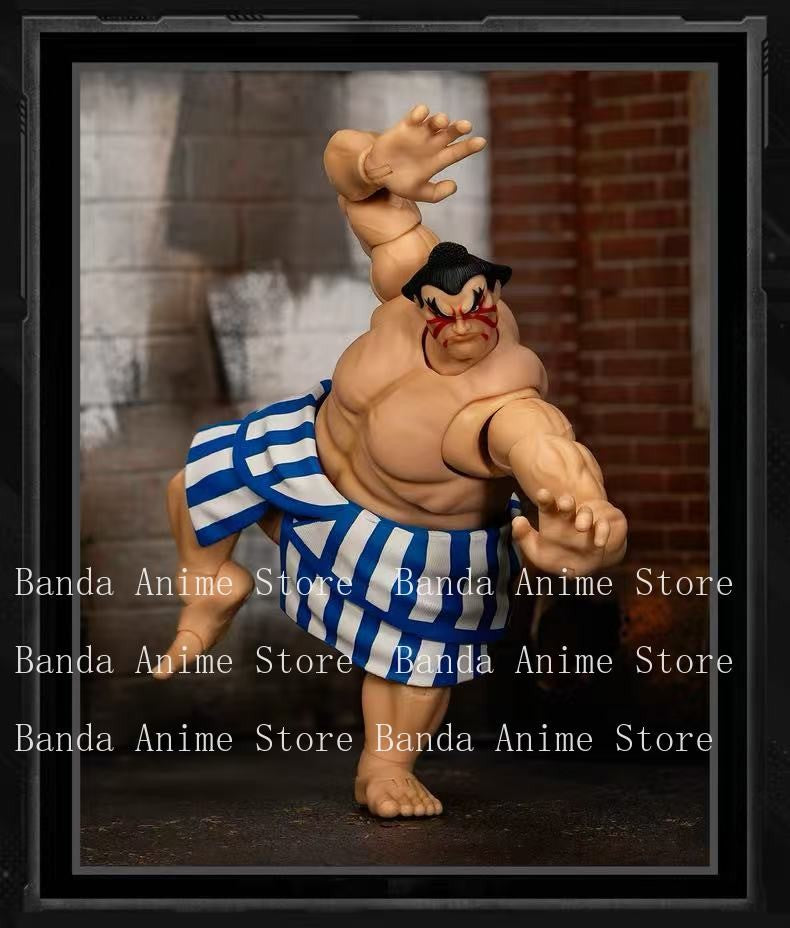 Jada Toys Street Fighter 2 Gouki M Bison  E Honda Action Figure Genuine Figurines PVC Collection Boxer Balrog Game Toy Gift