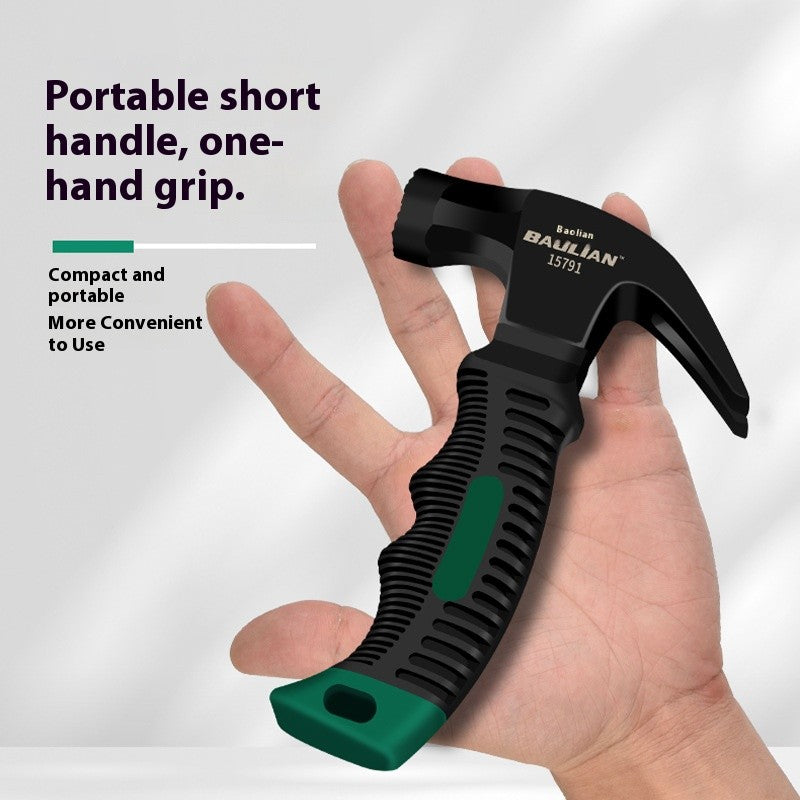 Martelo Multifuncional Mini Ferramenta de Carpintaria e Equipamento 160 Mm Leve Portátil Punho de Janela Ramshorn para Engenharia