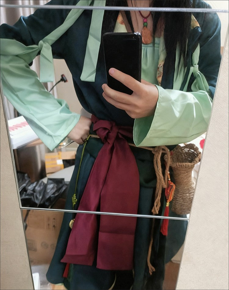Game Where Winds Meet Yingying Cosplay Costume Ancient Hermit Hero Yingying Hanfu Carnival Convention Event Female Swordsman Set