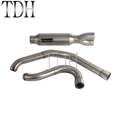 17-25 SC Project Exhaust System Kit Slip On Line 2-into-1 Full Complete Muffler For Harley Touring CVO Road Street Electra Glide