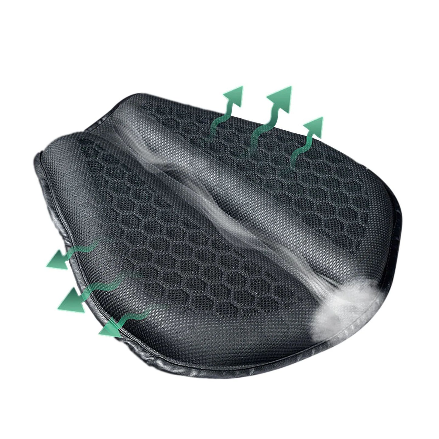 Almofada de Assento de Moto Antiderrapante Inflável 3D para Moto Almofada de Ar para Alívio de Pressão Acessórios de Moto