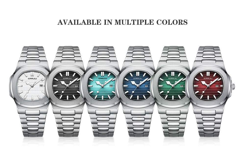 CRRJU  Men Watch 2024 Luxury Top Brand Quartz Watches Business Simple Ultra Thin Luminous Wristwatch Men's Clock Reloj Hombre